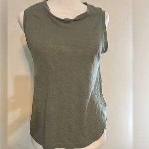 Olive Sleeveless Women's Top